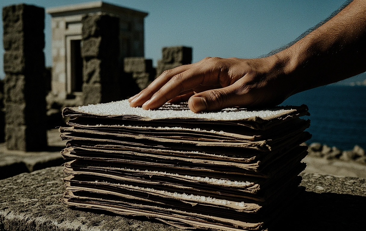 The texture of the Greek light