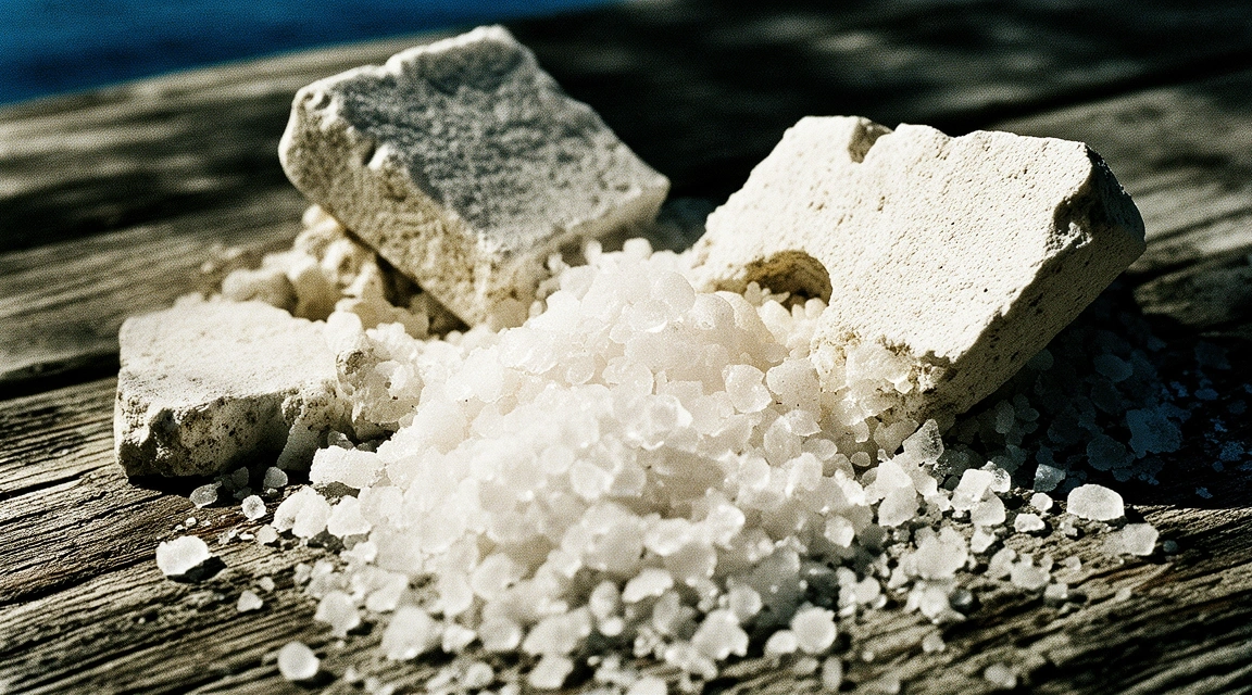 Salt and stone texture